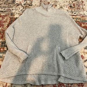 Grey knit sweater